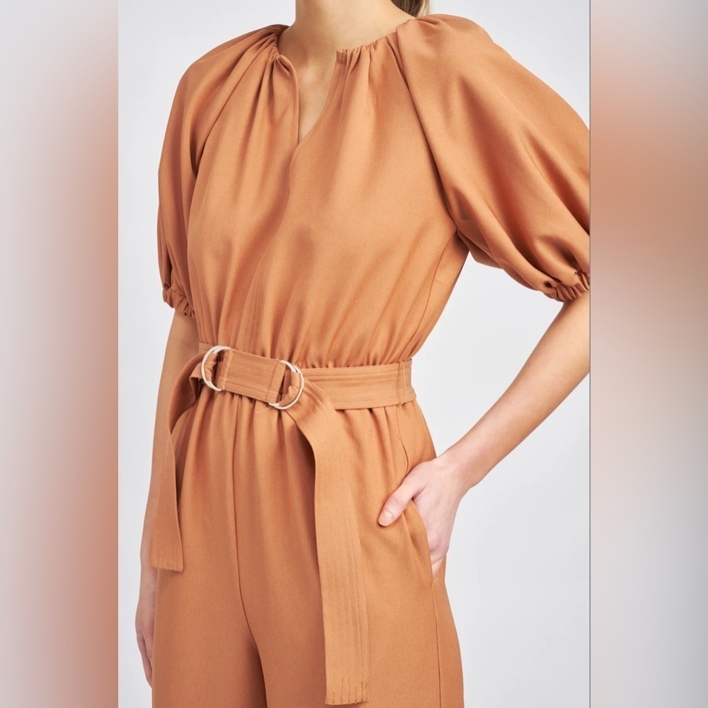En Saison Atlas Romper Jumpsuit Clay Terracotta - Picture 4 of 6